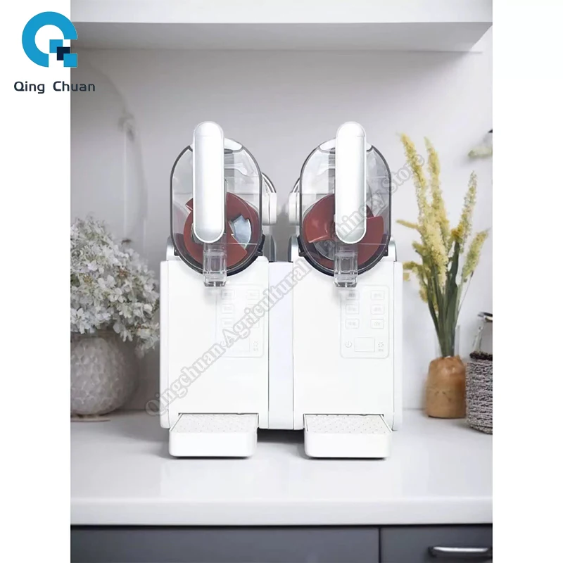 Commercial Snow Melting Machine Independent Control 25-person Party 4L Milk Tea Coffee Shop Stall Ice Cream Smoothie Machine