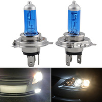 2pcs H4/HB2 9003 Xenon Light DC 12V 55W 6000K Super Bright White Light Car Halogen Headlight Bulb Fog Lamps Car Accessories