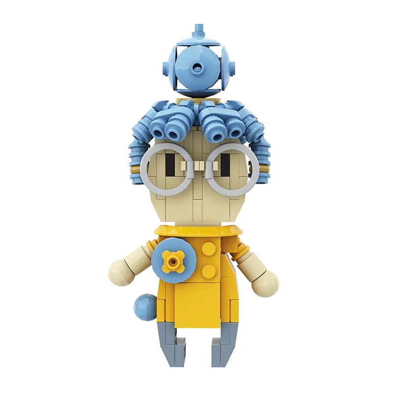 Gobricks MOC لعبة المغامرة شخصية أمي وأبي Brickheadz بنة مجموعة عمل أرقام الطوب المشهد قاعدة لعب الاطفال هدية