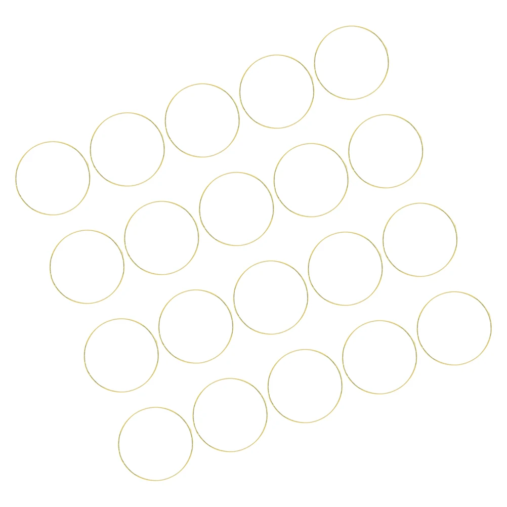 

20Pcs Dreamcatcher Rings 10Cm Metal Hoops for Crafts DIY Macrame Wall Hanging Wreath Making Supplies Hoops for Crafts