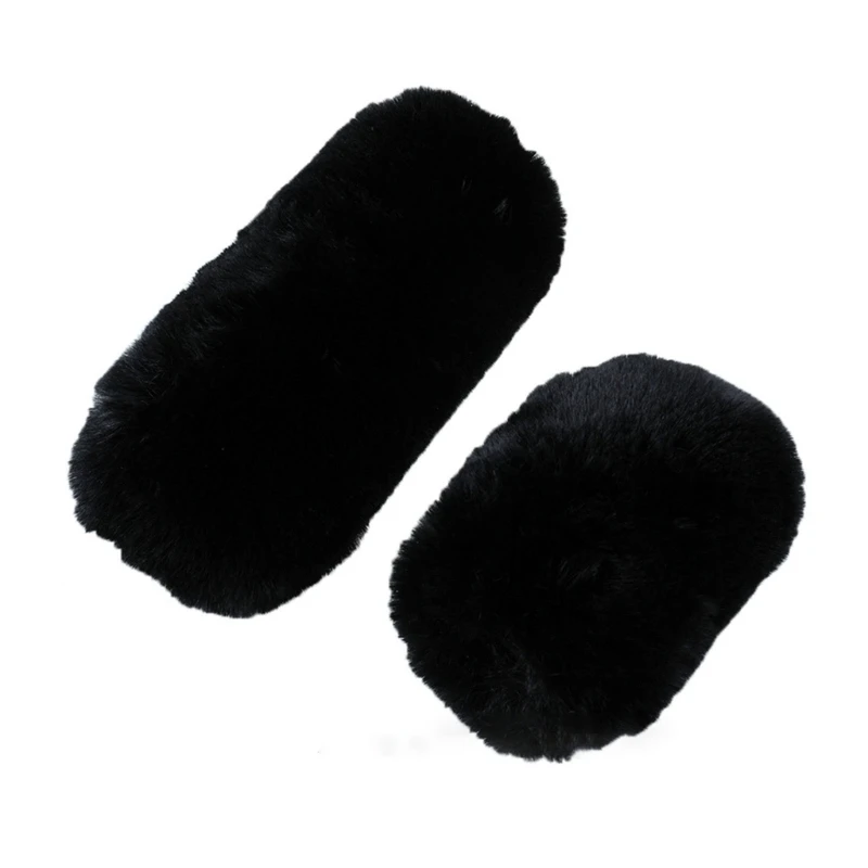 High Quality Microphone Fur Windscreen 24CM Windproof Sweater Black Color for VideoMic Microphones Furry Wind Shield