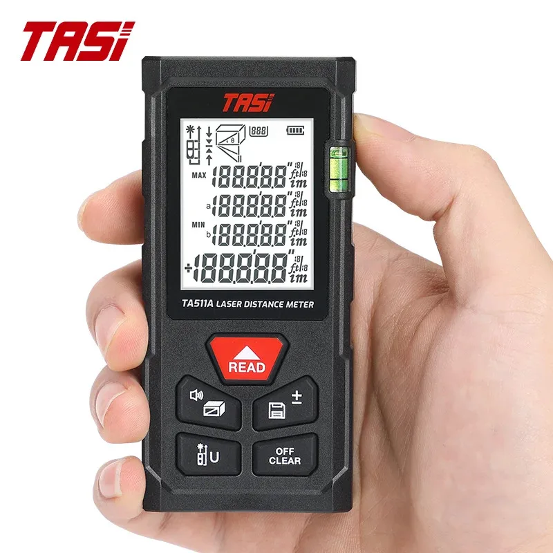 

For Sea Shipping, CustomizedTASI TA511A Digital Laser Distance Meter 50m Horizontal Rangefinder New Arrival Factory Direct Indus