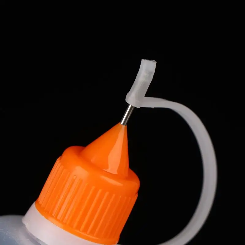 1 Set durchsichtige Plastikflaschen mit Nadelspitze und auslaufsicheren Deckeln in verschiedenen Größen, perfekt für die Aufbewahrung von Bastelkleber – Detail 23