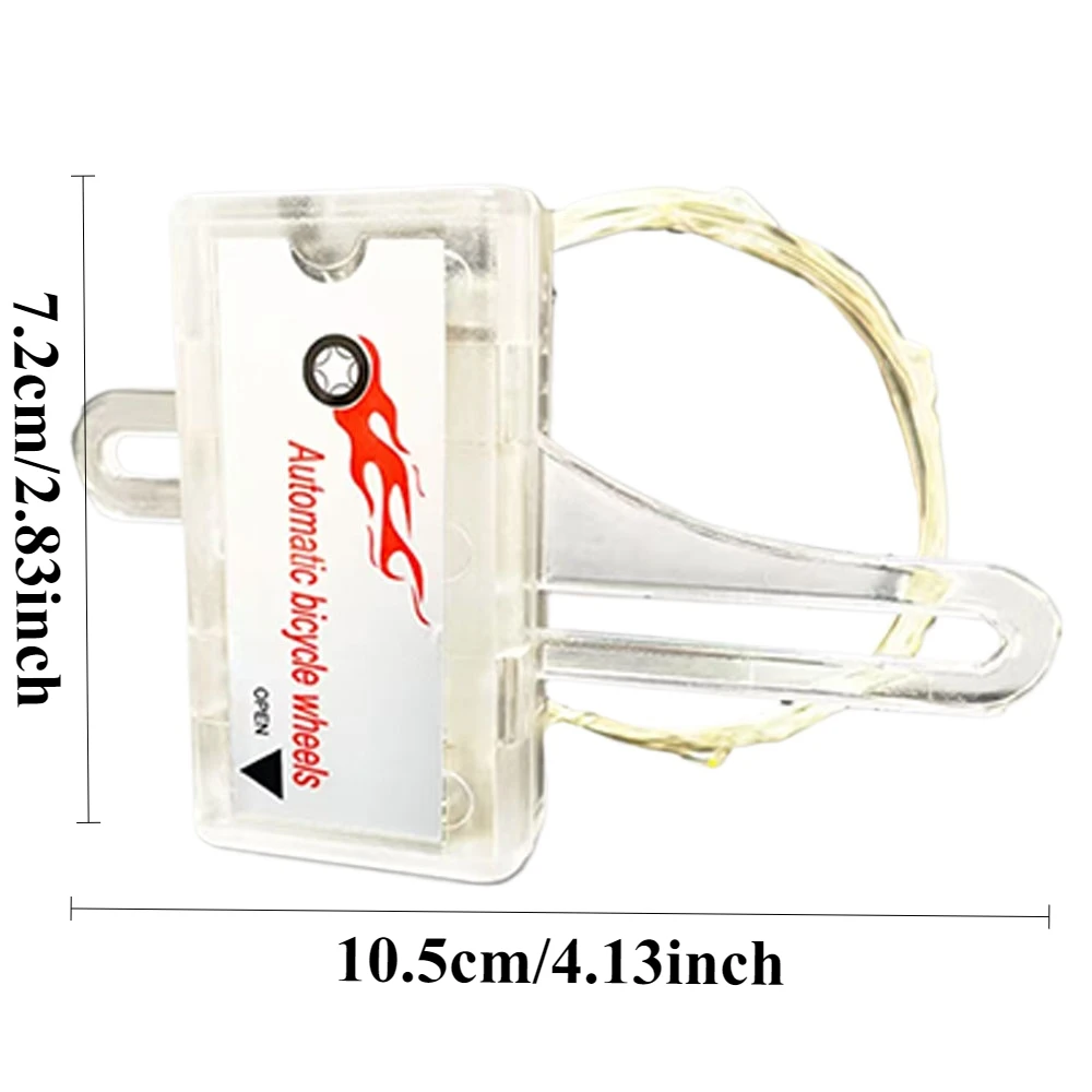 Ultra-Bright LED Bike Wheel & Spoke Lights, Multi-Color Safety Warning Tire Strip Lighting for Night Riding, Bike Light