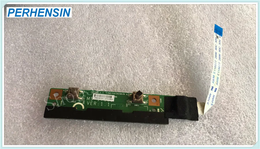 

Genuine For MSI GP70 MS-1758 17.3" Laptop Power Button Media Board W Cable MS-1758D 100% Works Perfectly