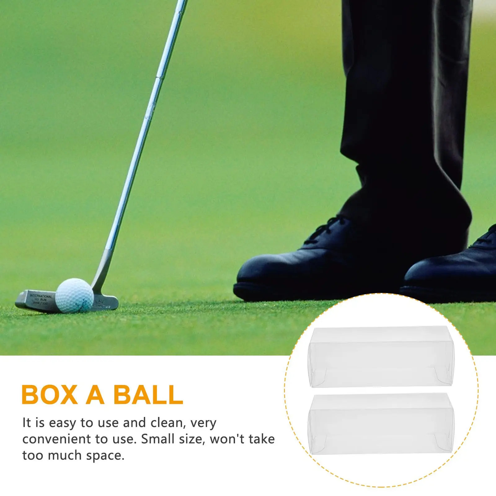 3szt Golfs Storage Box Golfs Display Case for Home Shop Golfs Ball Box Small Golfs Ball Displaying Case Golfs Ball Case