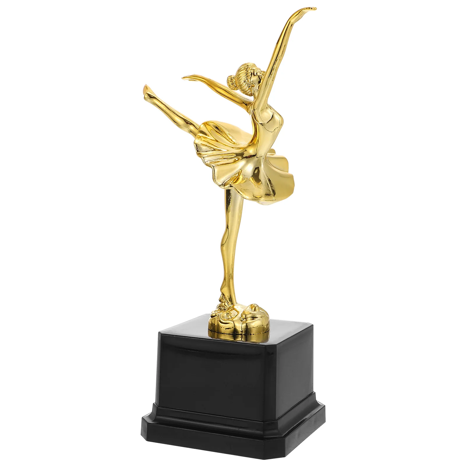 Trophée de la danse de ballet pour enfants, mini trophée en plastique, cadeaux dorés pour filles, standardisation pour enfants