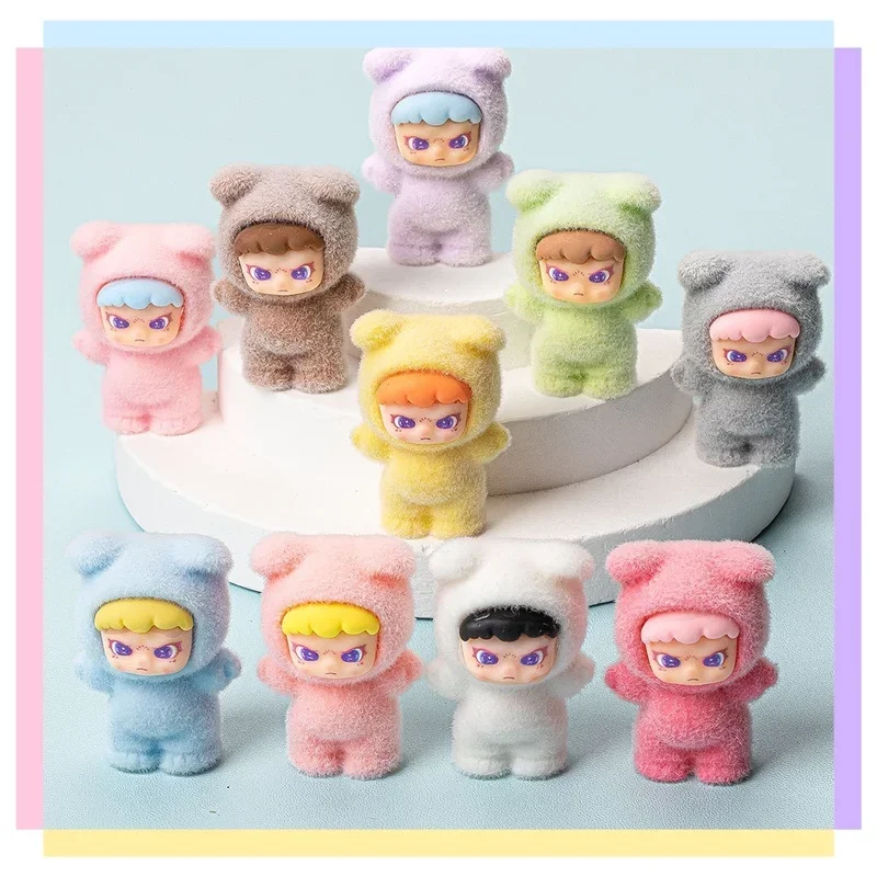 

10pcs Anime Plush Dora Diy Decoration Accessories Blind Box Cute Mini Resin Desktop Ornament Doll Keychain Pendant Birthday Gift