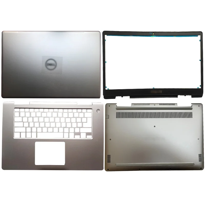 For DELL Inspiron 15D 7000 7570 7573 7580 No-Touch Silver 0G3CRP Laptop Case LCD Back Cover/Front Bezel/Palmrest/Bottom Case