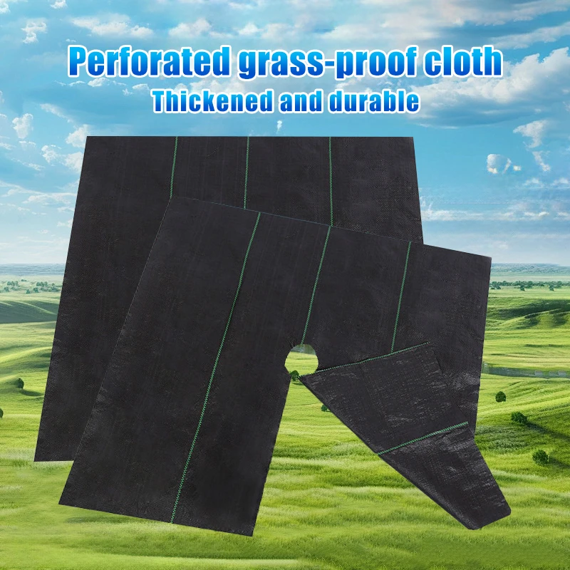 Перфорированная ткань для сорняков, несколько спецификаций, сельскохозяйственная ткань для контроля сорняков для садов, цветов, садов и теплиц и т. д.