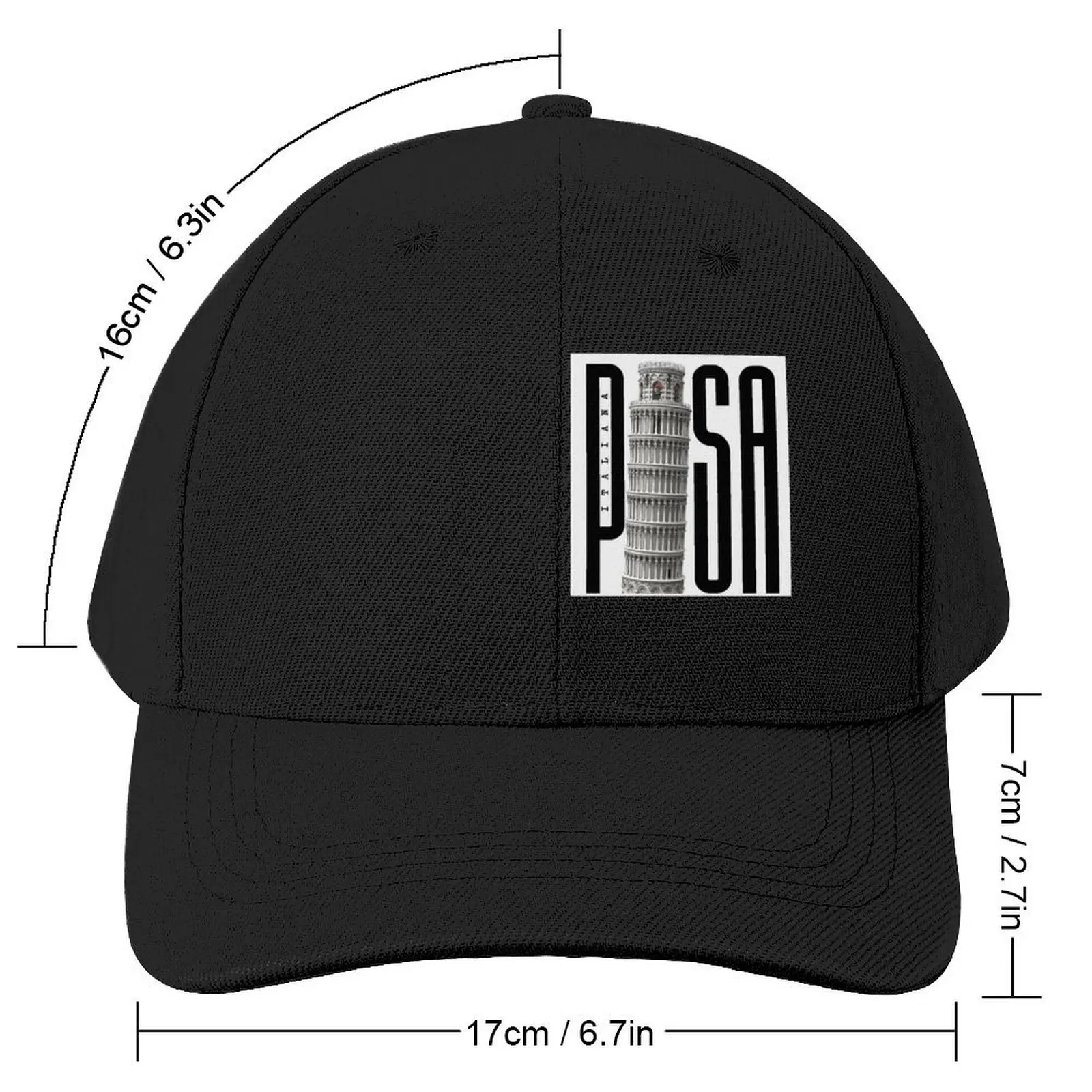 Pisa Baseball Cap New In Hat New Hat Beach Outing Icon For Girls Men's