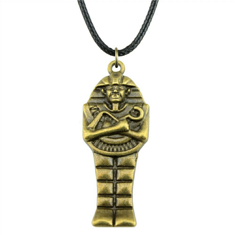 1pcs Egyptian Pharaoh Chain Necklace Nail Charms Jewelry For Woman Popular Chain Length 45+4cm