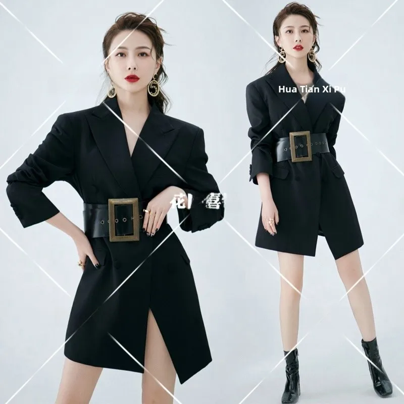 

Модный женский костюм для фотосессий, новинка для студийной съемки, одежда для выступлений и сценических образов