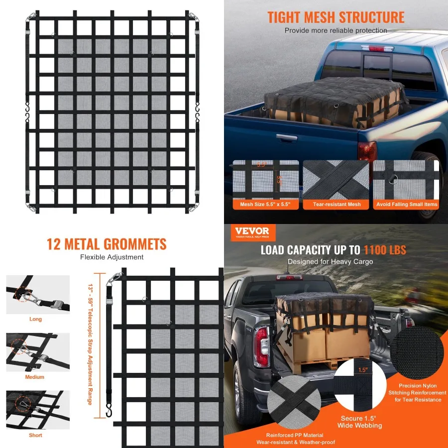 Vevor Cargo Net Hea… - image