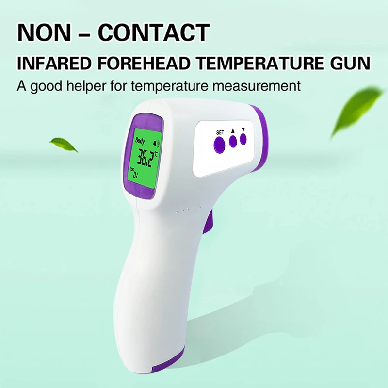 Non-Contact HomeTemperature IR Thermometer Fast Measure Digital Fever Thermometer Or Portable Fingertip Blood Oxygen Oximeter