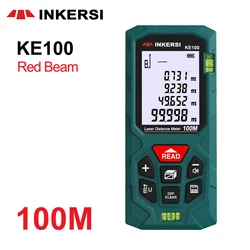 INKERSI Laser Distance Meter Digital Rangefinder 120m 100m 70m 50m Laser Distance Measurer Electronic Level Ruler Range Finder