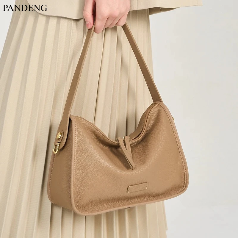 

Женские модные повседневные сумки из натуральной коровьей кожи, женская сумка через плечо в стиле ретро из натуральной кожи, женские кожаные сумки на плечо.