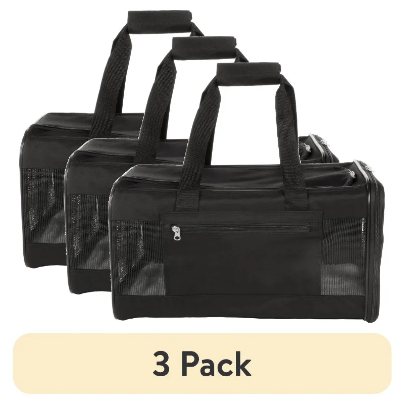 

Easy Explorer Medium Guaranteed On-Board Travel Pet Carrier, Black, 16 lb Limit
