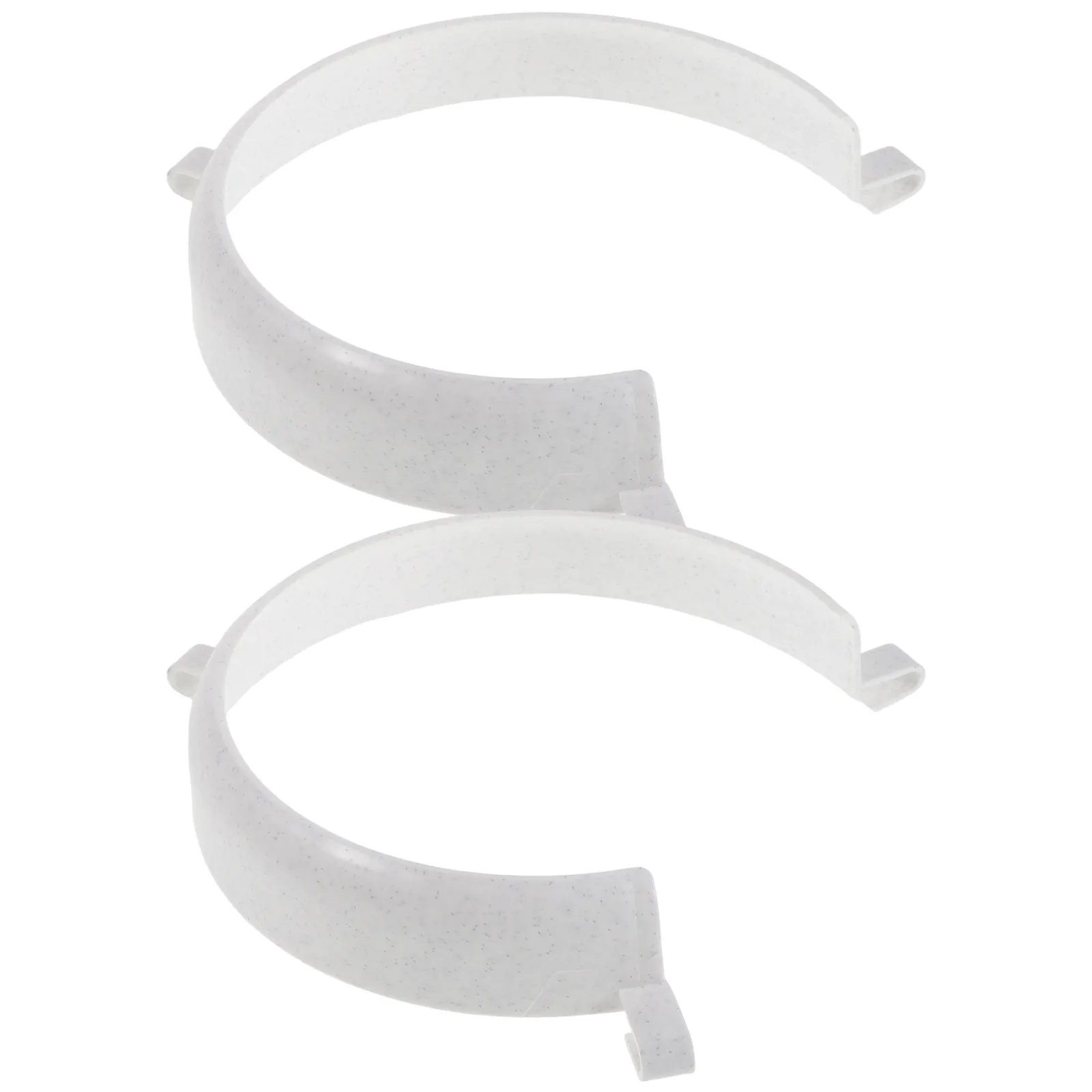 2Pcs Adaptive Clip on Plate Guard Spill Proof Food Guard Elderly Disabled Self Feeding Scooping Meal Assist Tool