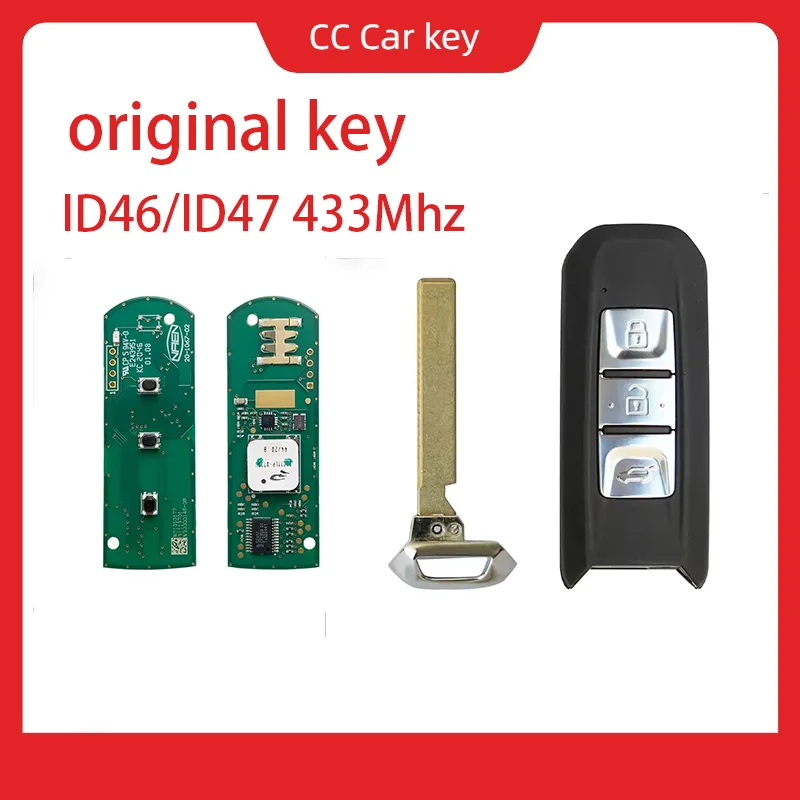 

Оригинальный смарт-ключ ID46/47 433 МГц с 3 кнопками для Chevrolet Captiva Turbo, Chevy Groove, Blazer, Enjoy, Optra, Hector