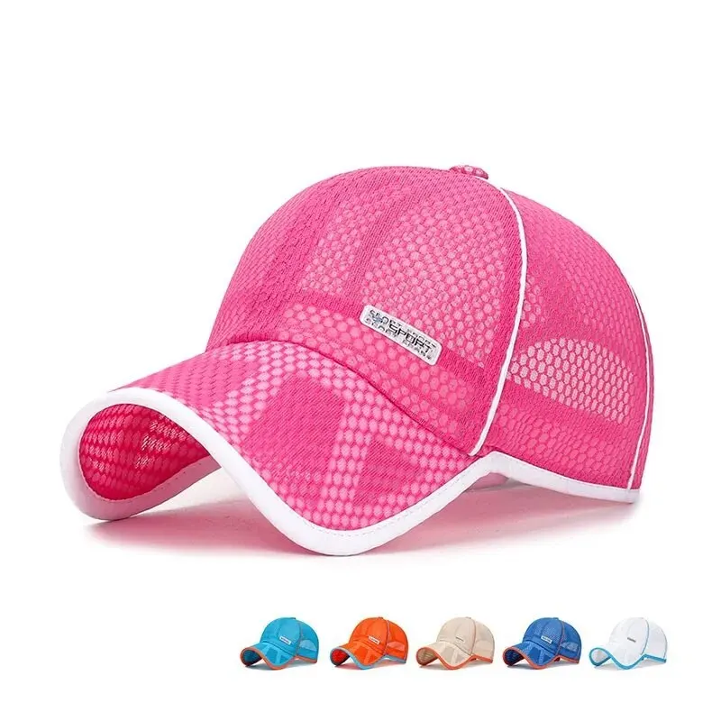 Cappelli per bambini, berretti da Baseball estivi da uomo, cappelli da sole per ragazze, parasole primaverili ed estivi, parasole, reti, cappelli