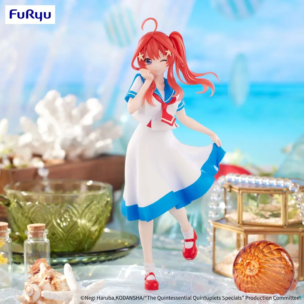 Original FuRyu TTI The Quintessential Quintuplets Nakano Itsuki PVC Anime Figure Action Figures Model Toys