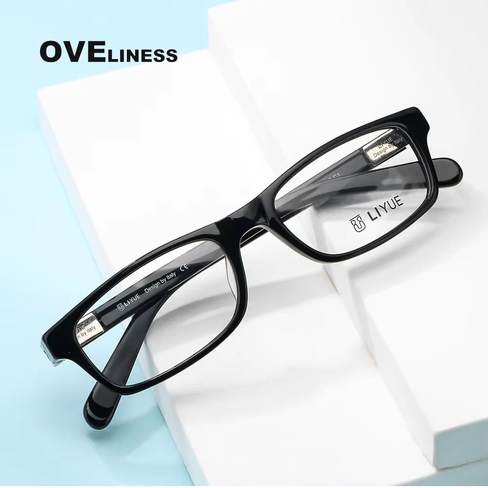 

2025 Fashion eyeglasses frames Acetate glasses frame men women male Spectacles ful eyewear