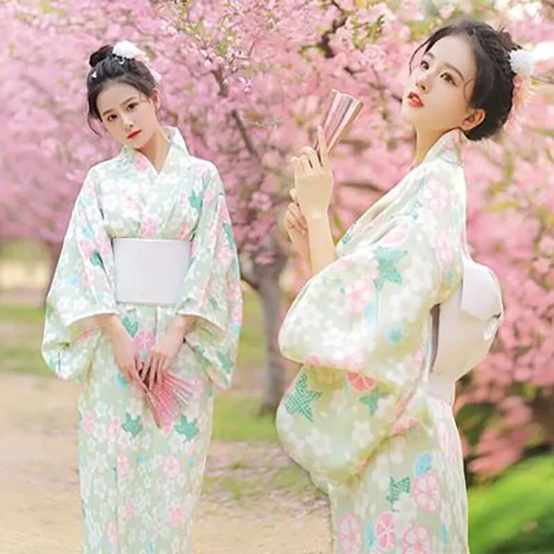 Kimono Vrouwen Japanse Traditionele Yukata Haori Kimonos Cosplay Blouse Jurk Vrouwelijke Zomer Mode Fotografie Kleding Feestjurk