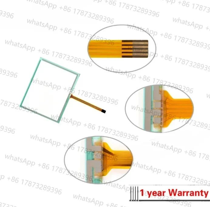 タッチスクリーンパネルガラスデジタイザー UNITRONICS Vision280 V280-18-B20B タッチスクリーン + メンブレンキーパッドキーボードスイッチ用