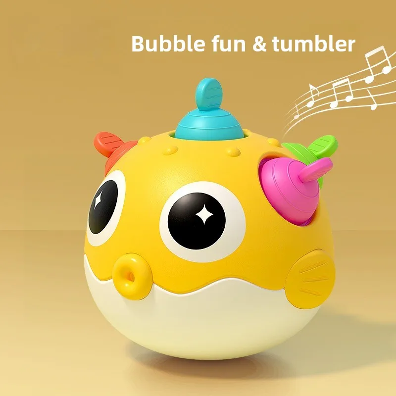 Juguete oscilante transfronterizo para bebés de 0 a 1 año, sonajero para entrenamiento audiovisual infantil, juguete para bebés