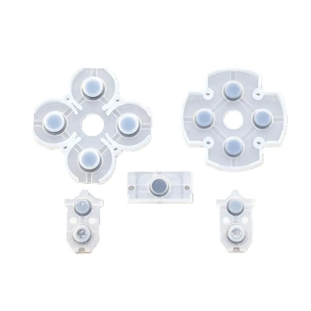 Genuine Soft Rubber Replacement Silicone Conductive Adhesive Button Pad keypads for DualShocks 4 Controller
