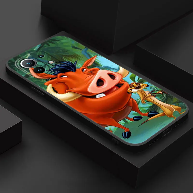 حافظة لهاتف شاومي 14T 13T 12T 11T 10T 14 Pro 12 Mi 11 Lite Poco X3 X4 X5 X6 M5 F5 F6 Pro غطاء ناعم هاكونا ماتاتا الأسد الملك