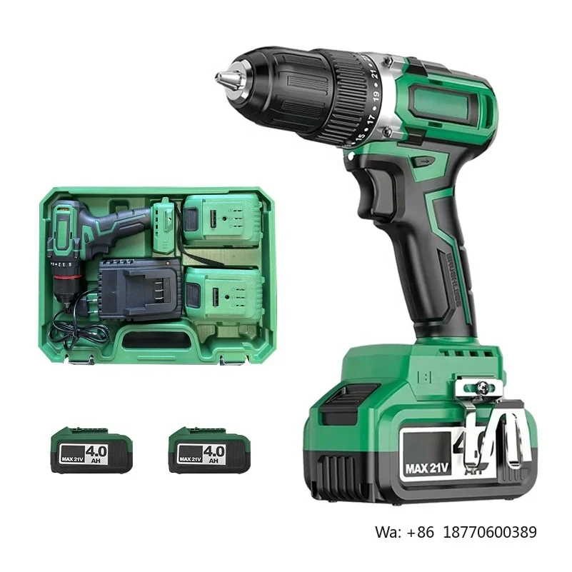 

MKT 4-Piece Cordless Power Tool Set, Hot Sale with Big Discounts, 18V/20V/21V, Cordless Drill with Battery, for DIY & Home Use