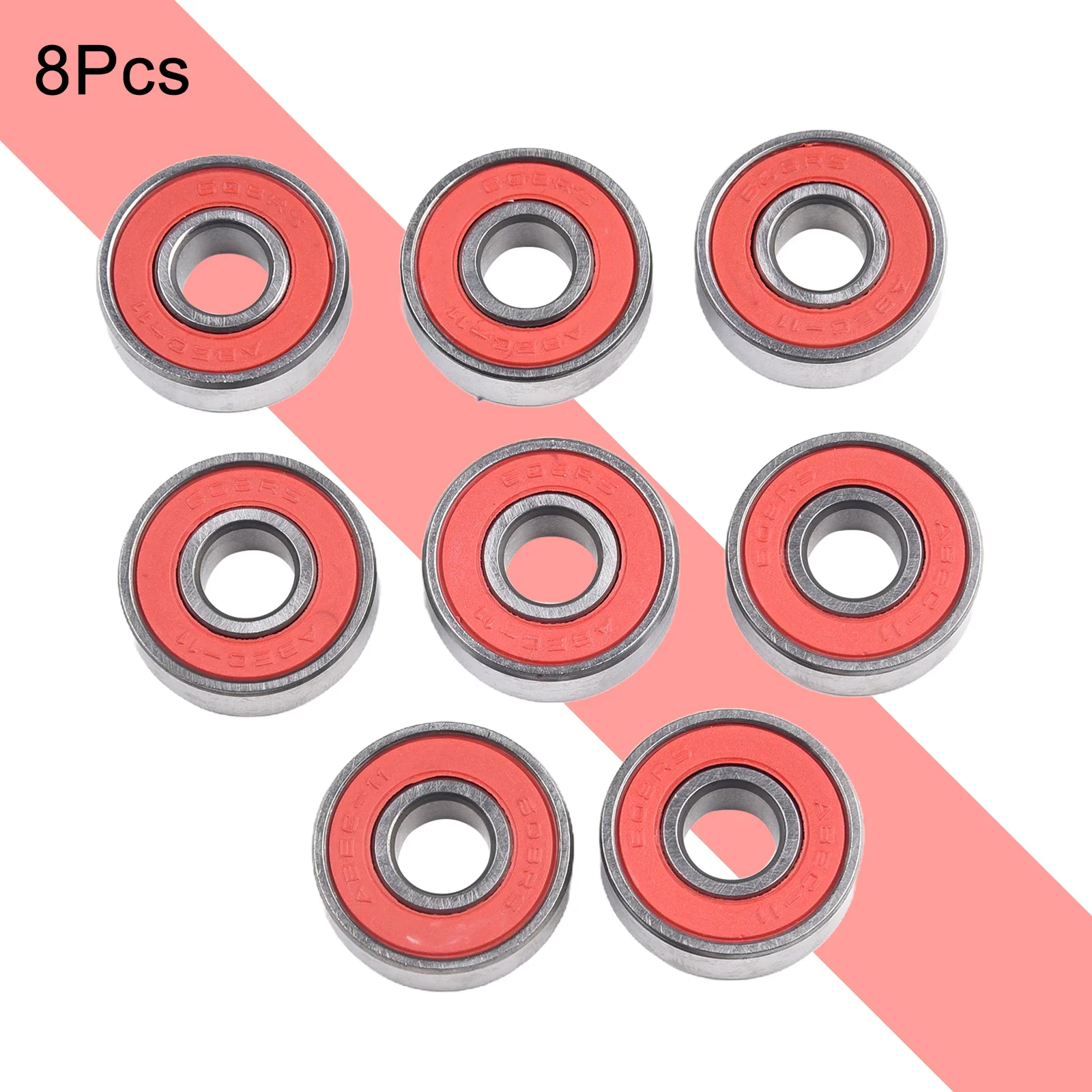 8 шт. ABEC-11 подшипники колес для роликовых коньков, высокоскоростной подшипник для скейтборда, скутера, высокотемпературный подшипник, стальные детали для скейтборда