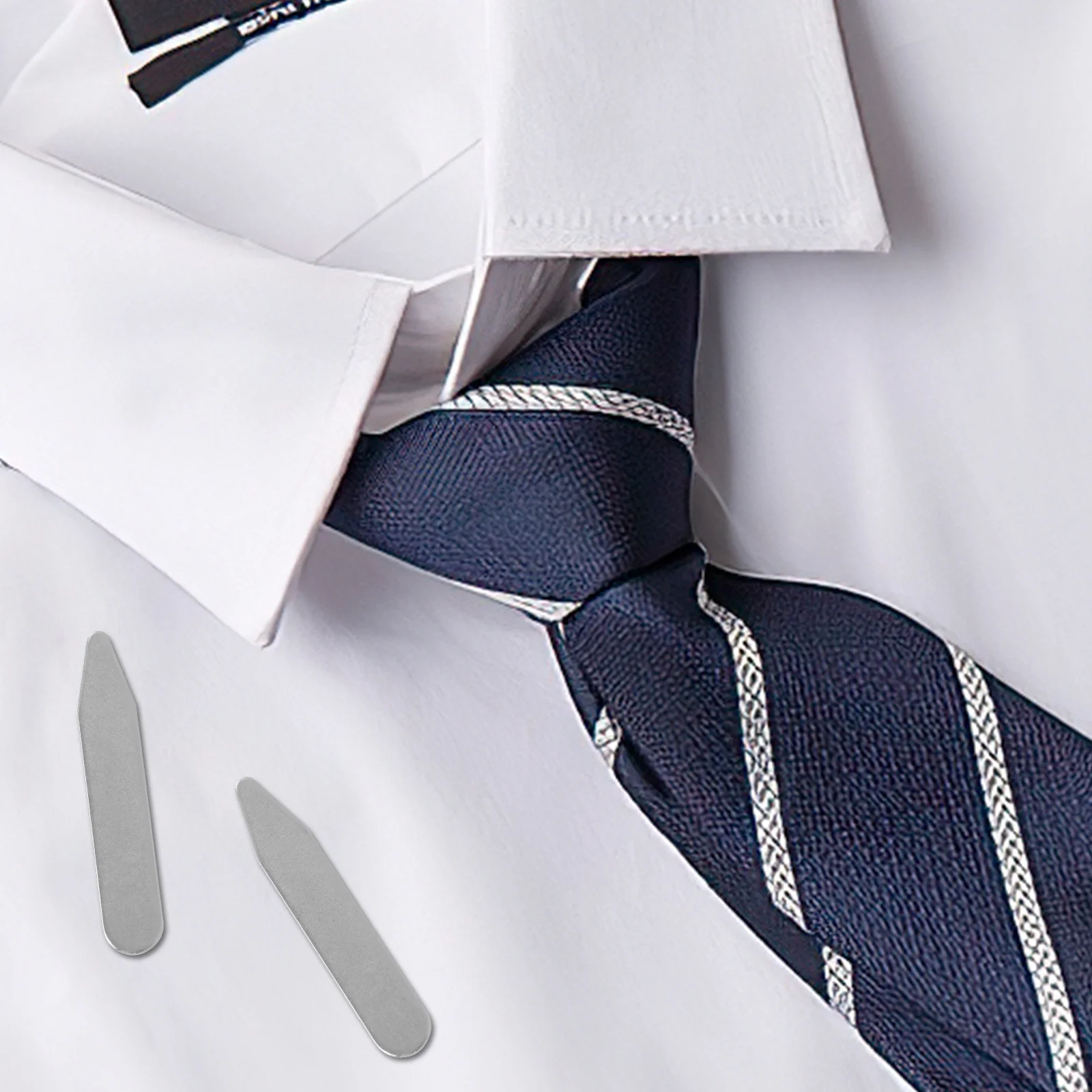 16Pcs Collar Stays for Men Dress Shirts Metal Shirt Collar Easy Use Maintain Shape Work Meeting Shirt Stays