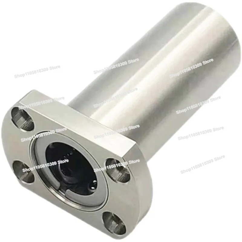 304 Stainless Steel Trimmed Flange Linear Bearing SLMH8UU LMH10L 12 13 LM16 20 25 30L