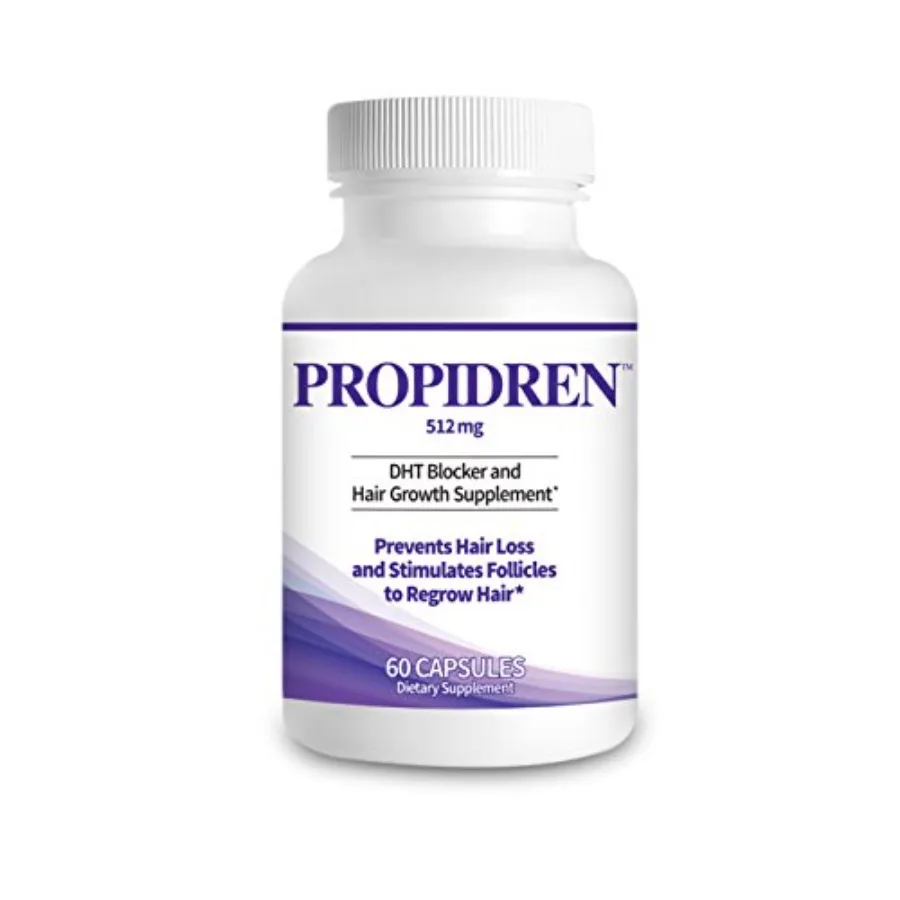 Propidren by HairGenics - DHT Blocker and Hair Growth Capsules to Prevent Hair Loss and Stimulate Hair Follicles to Stop Hair L