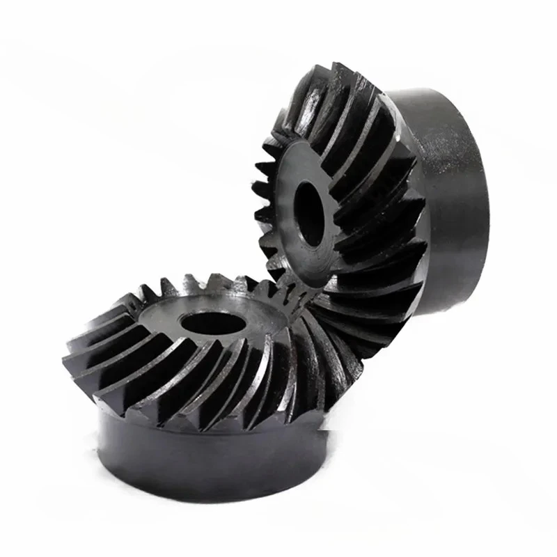 1:1 Precision Spiral Bevel Steel Gear 1M 30T 6MM 1.5M 15/18/20/22/24/25 Teeth 2M 15/18/20 Teeth Carbon Steel GOOD Gear