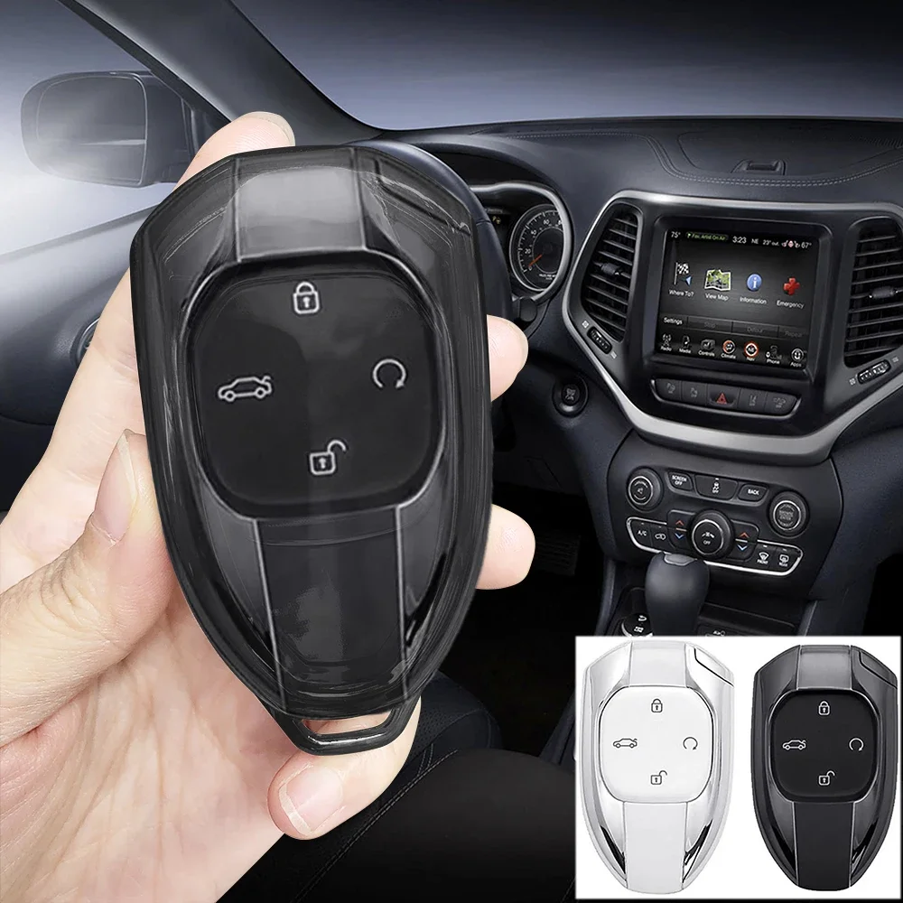 

Чехол для автомобильного ключа из ТПУ для Trumpchi GAC GS8 GN8 Emrow GS3 Emzoom Empow J11 J12 J13 J14 J15 J16 GS7 GM8 GS5 GA6 GM6 2021-2024