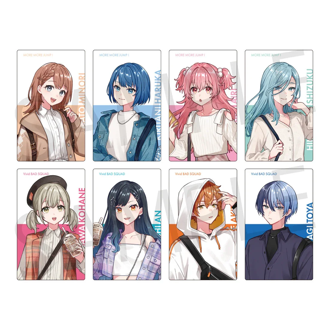 مشروع SEKAI Niconico 2025 لعبة Wonderlands WS Leo Need Vivid BAD SQUAD VBS 25 Nightcord MORE MORE JUMP EPICA Epick Card Pack