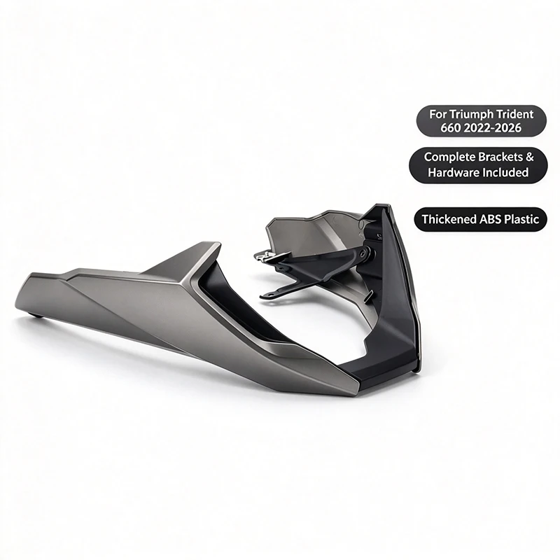 For Triumph Trident 660 2022-2026 Motorcycle Lower Engine Guard Belly Pan Cowling Skid Plate ABS Fairing With Mounting Bracket