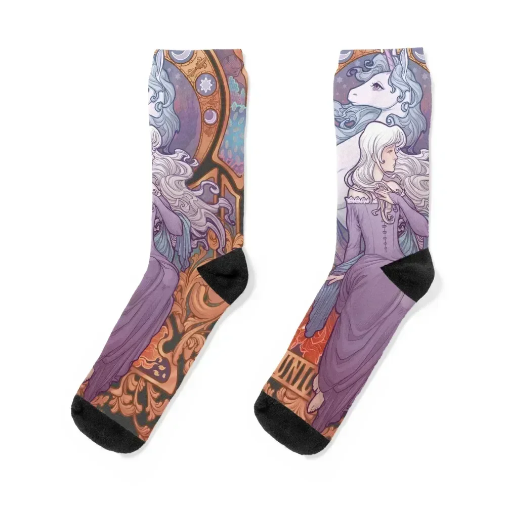 

Lady Amalthea - The Last Unicorn Socks Hiking boots Running gifts Woman Socks Men's