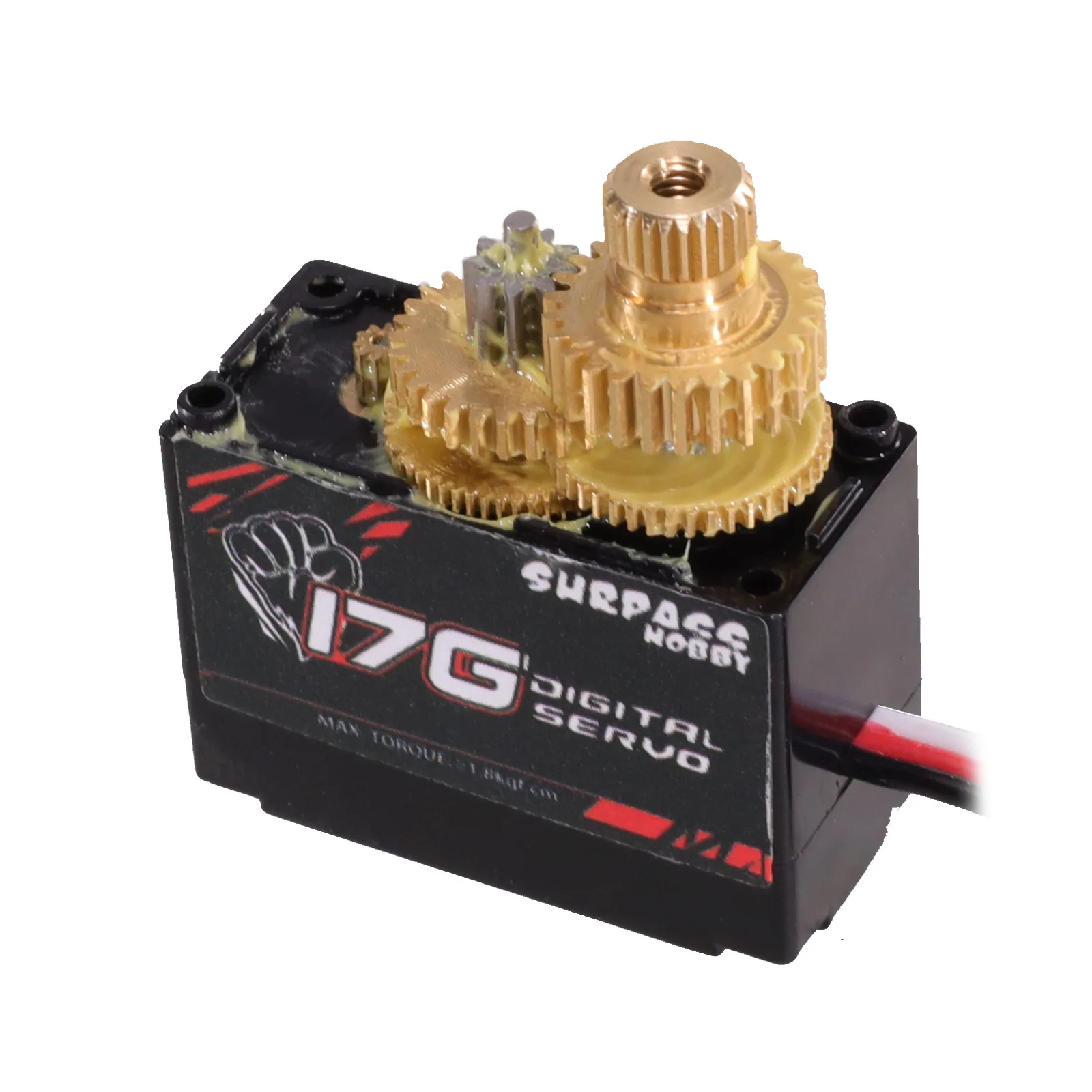 High Quality SURPASS Hobby S0017M 17g Metal Gear 1.8KG Digital Servo for RC Airplane Robot 1/18 1/16 Truck Car Boat Duct Plane view 2
