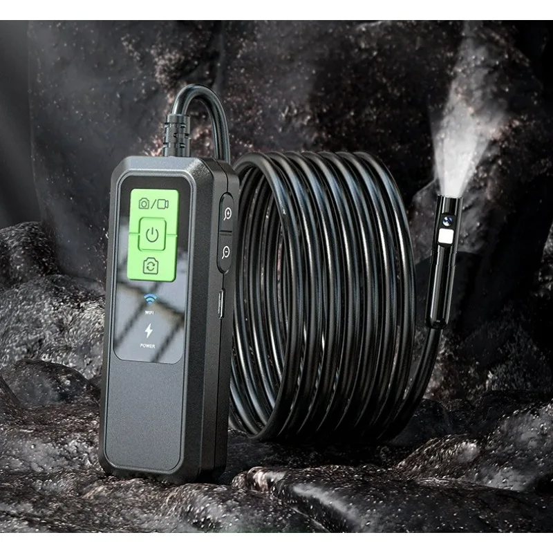 

For 2MP 1080P 8mm WIFI Dual Lens WIFI Endoscope Camera Side-View Front View CMOS Borescope Inspection Otoscope Digital Micro