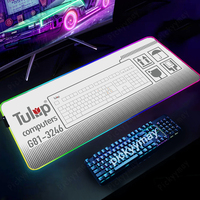 RGB Gaming Mousepad Computer Mouse Mats LED Large Gamer Mousepads XXL Keyboard Pads Luminous Desk Mat 900x400 Mouse Pad Backlit