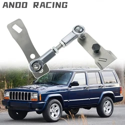 NEW For Jeep Cherokee XJ Comanche MJ 1986-2001 Transfer Case Linkage Stainless Steel Kit Car Accessories