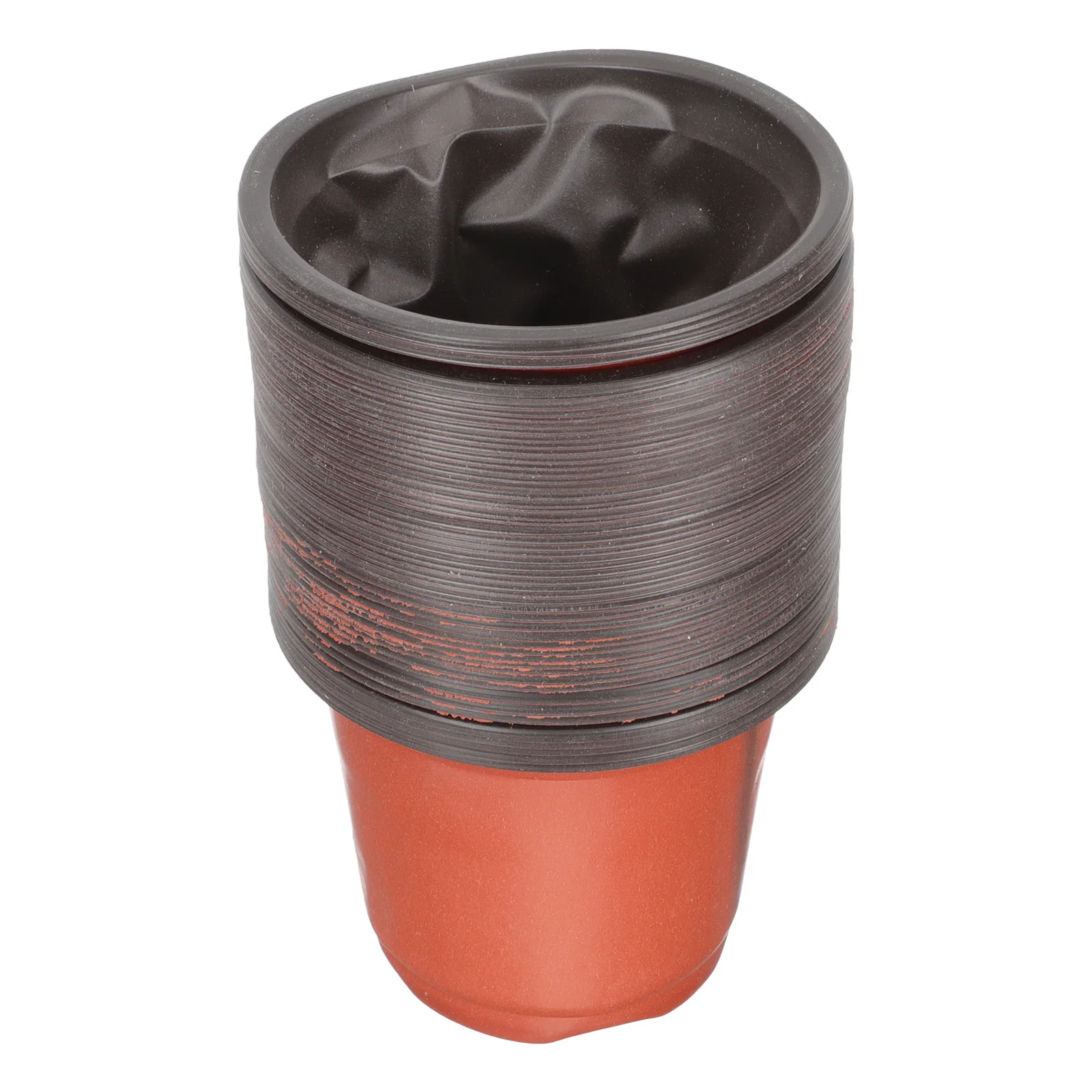 

100Pcs Two-Color Thickened Plastic Flower Pots with Drainage Holes Plant Nursery Containers for Garden Office Flower Lovers