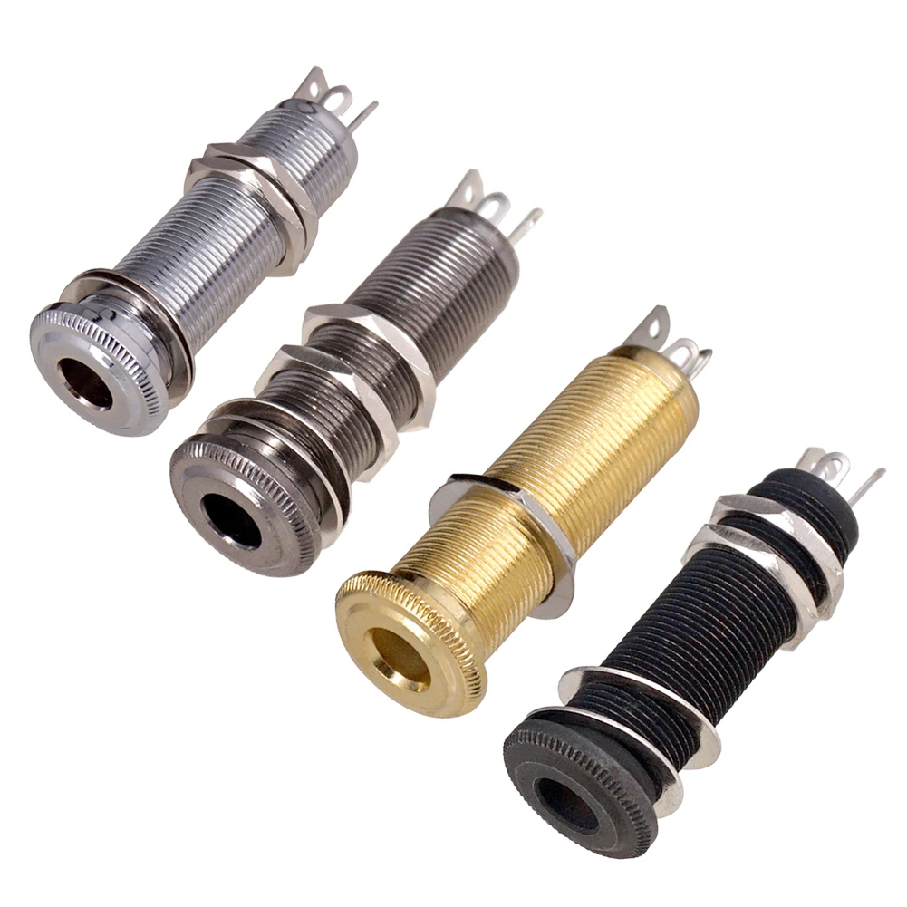 High Quality Particular Brand New Guitar Socket Jack 1/4 Inch 1/4\" Accessories Anti Noisy High Sensitivity Kits