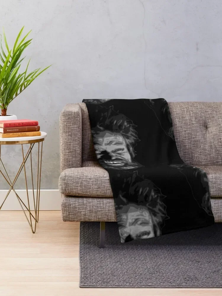 The Lighthouse, Dafoe Laughing Throw Blanket Flannels Sofa Throw Blankets