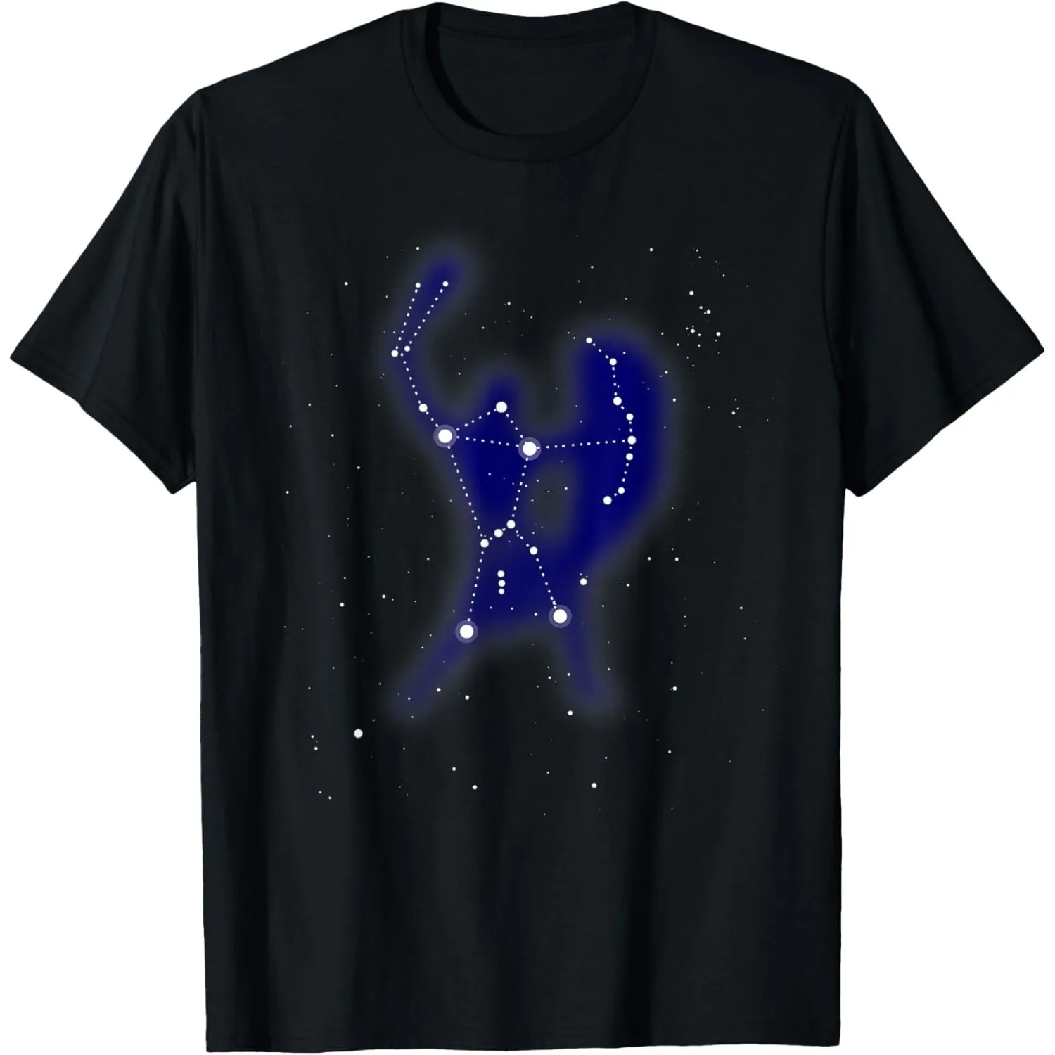 Orion Constellation Graphic T-Shirt Men's Basic Short Sleeve Crew Neck Cotton Tee